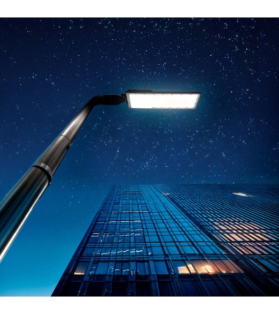 Lampadaire LED 150W Auroa avec Capteur Crépusculaire - 108894 - vue 2