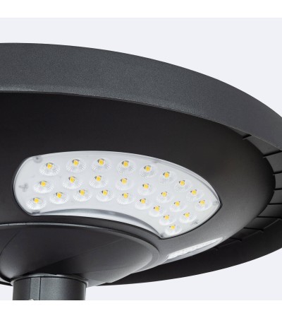 Lampadaire LED Solaire 2800 lm 140lm/W Nawel avec Télécommande - 108918 - vue 2