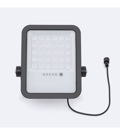Projecteur Solaire Extérieur LED Nurda 10W 1200 lm IP65 avec Télécommande - 110625 - vue 5
