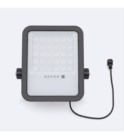 Projecteur Solaire Extérieur LED Nurda 10W 1200 lm IP65 avec Télécommande - 110625 - vue 12