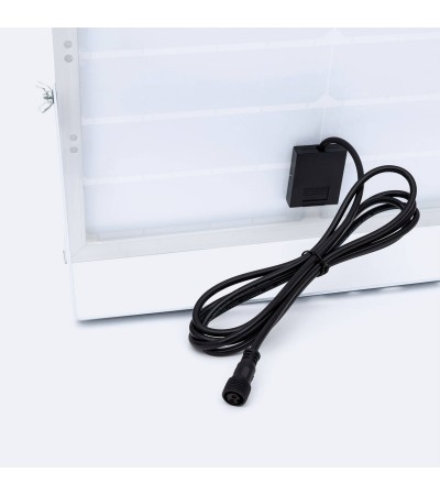 Projecteur Solaire Extérieur LED Nurda 20W 2100 lm IP65 avec Télécommande - 110636 - vue 7
