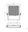 Projecteur Solaire Extérieur LED Nurda 20W 2100 lm IP65 avec Télécommande - 110636 - vue 9