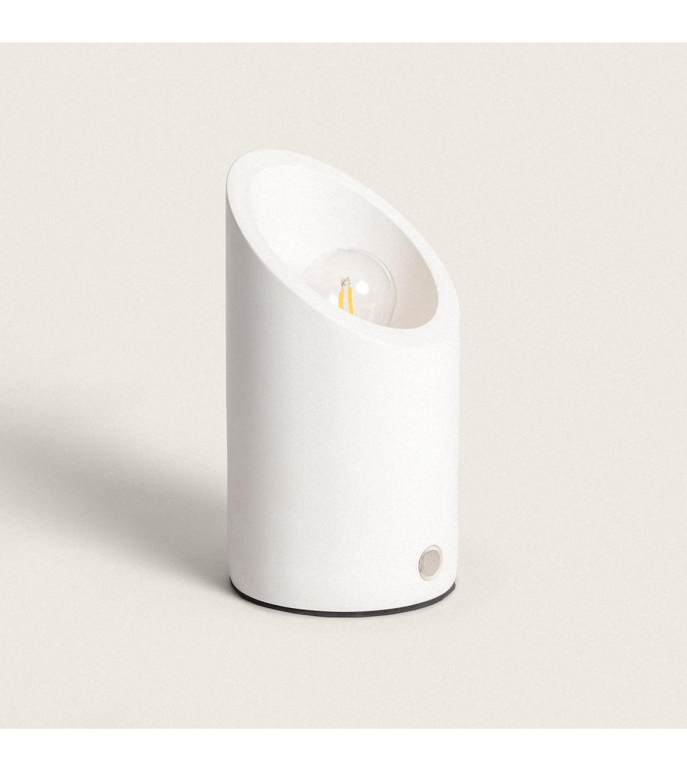 Lampe à Poser Plâtre Rise Uplighter avec Batterie USB Rechargeable - 111327 - vue 1