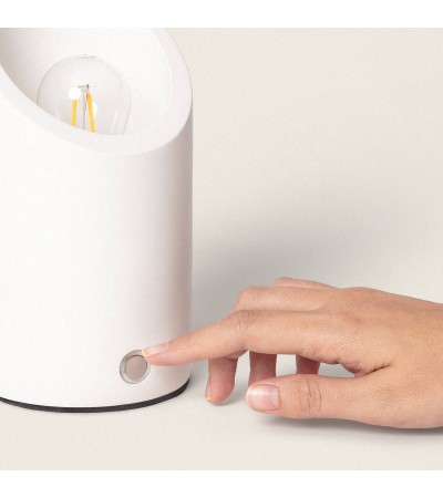 Lampe à Poser Plâtre Rise Uplighter avec Batterie USB Rechargeable - 111327 - vue 6