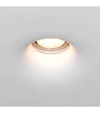Collerette Downlight Intégration Plâtre/Placo pour Ampoule LED GU10 / GU5.3 Coupe 120x120 mm - 111906 - vue 2