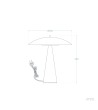 Lampe à Poser Métal Irmah - 112374 - vue 9