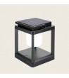 Lampe à Poser Solaire LED Portable Aluminium Perlico - 113645 - vue 1