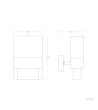 Applique Murale Extérieure LED 10W Aluminium pour Numérotation de Domicile Mulham - 113648 - vue 8