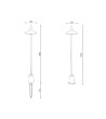 Balise Extérieure LED 6W 60cm avec Piquet Rowel - 114169 - vue 8
