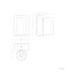 Applique Murale Extérieure LED 10W Aluminium CCT Sélectionnable Kuriya - 114512 - vue 7