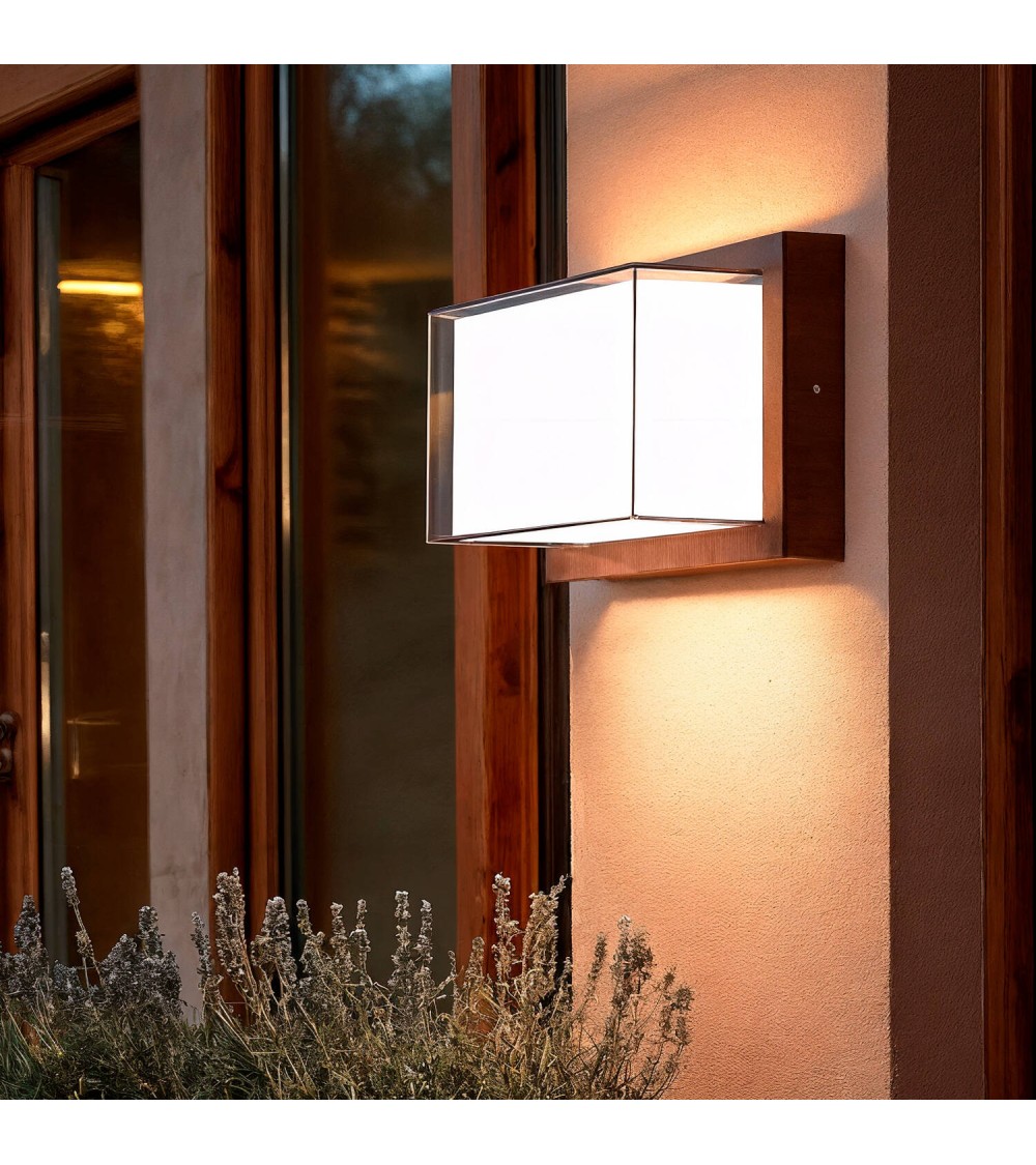 Applique Murale Extérieure LED 12W Aluminium CCT Sélectionnable Double Éclairage Caelia - 114856 - vue 1