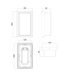 Applique Murale Extérieure LED 12W Aluminium CCT Sélectionnable Double Éclairage Caelia - 114856 - vue 7