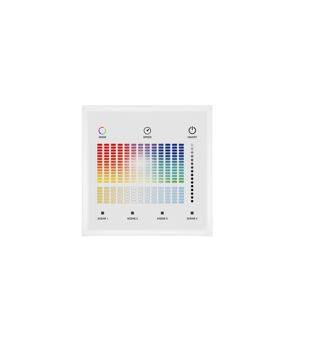 Panneau Tactile DMX Master Tactile RGB+CCT SKYDANCE T15-S - 114952 - vue 1