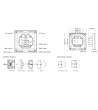 Panneau Tactile DMX Master Tactile RGB+CCT SKYDANCE T15-S - 114952 - vue 4