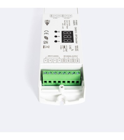 Décodeur DMX512 vers SPI avec RF pour Ruban LED Numérique RGB/RGBW 5-24V SKYDANCE DS-L - 115012 - vue 8
