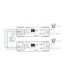 Interrupteur ON/OFF DMX512 100-240 V avec RDM SKYDANCE DP pour Rail DIN - 115046 - vue 4