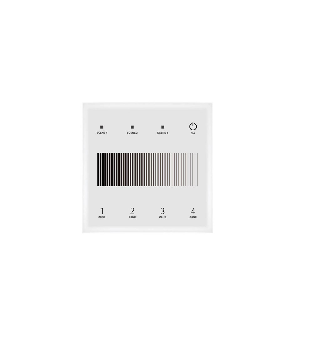 Panneau Tactile DALI Master DT6 Monochrome 4 Zones SKYDANCE TD1-4S - 115057 - vue 1