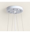 Suspension LED 24W Rectangulaire SwitchCCT Sélectionnable 580X200 mm Double Face Noir - 115256 - vue 5