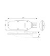 Luminaire LED 54W 113lm/W Ledinaire Streetlight IP65 BRP062 - 89640 - vue 4
