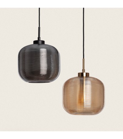 Suspension Métal et Verre Beryl - 117871 - vue 7