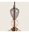 Suspension Métal et Verre Cailin - 117880 - vue 4