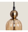 Suspension Métal et Verre Cheryl - 117888 - vue 5