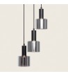 Suspension Métal et Verre Danae 3 Spots - 117898 - vue 4