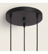 Suspension Métal et Verre Danae 3 Spots - 117898 - vue 6