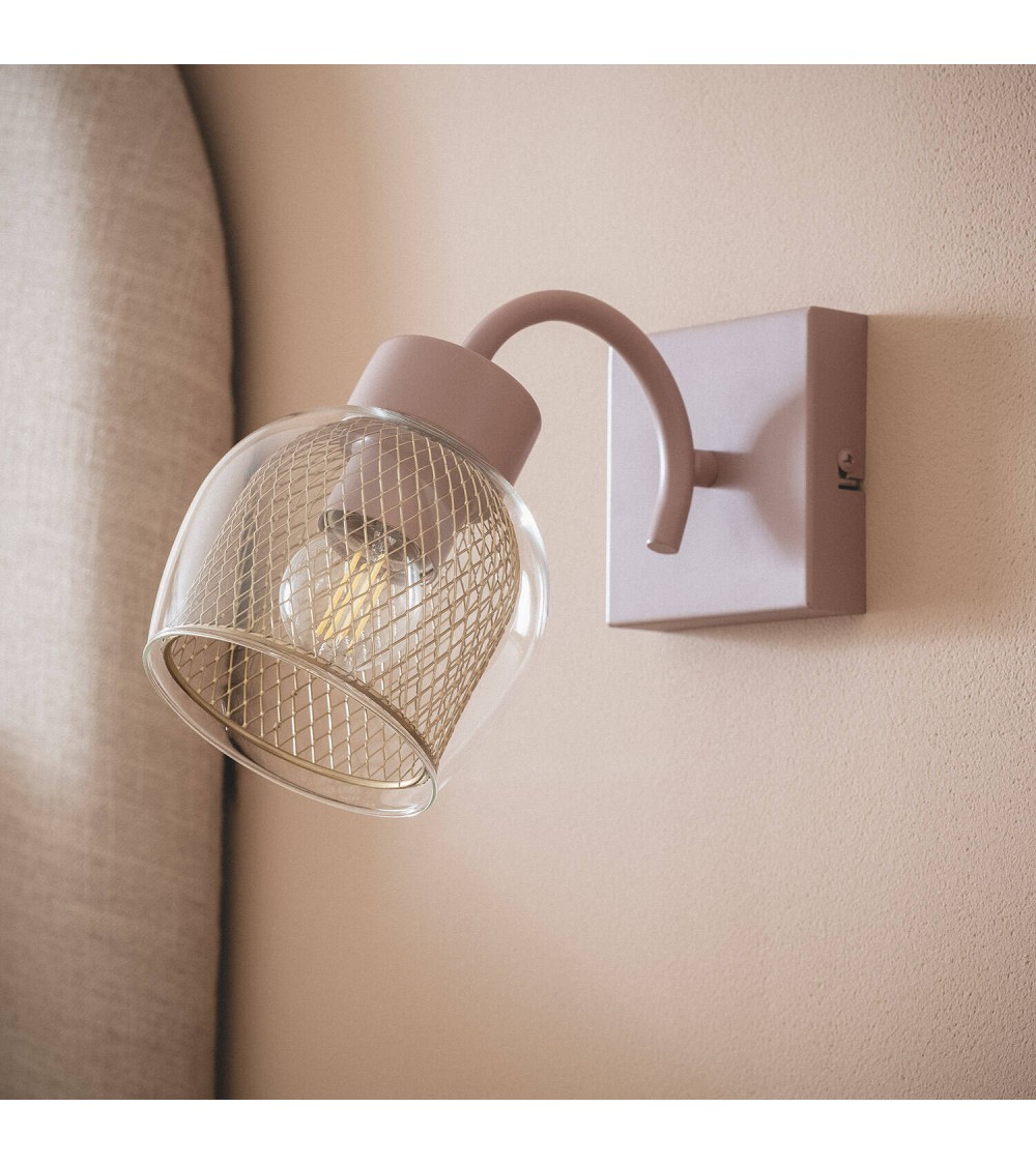 Lampe Murale Métal et Verre Aziel - 117956 - vue 1