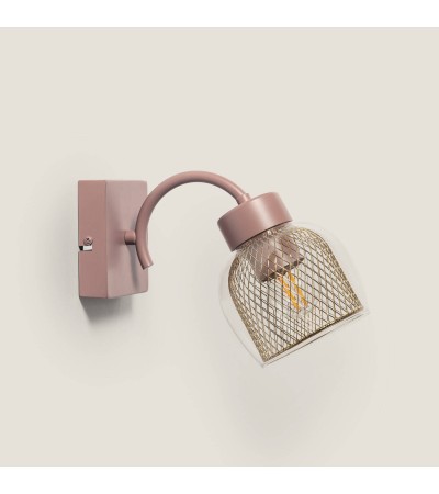 Lampe Murale Métal et Verre Aziel - 117956 - vue 2