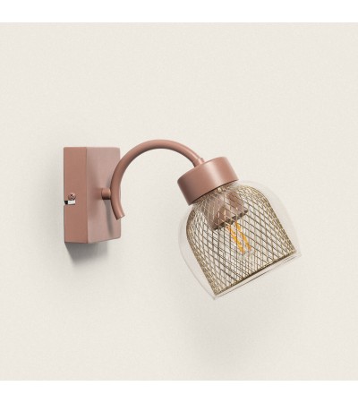 Lampe Murale Métal et Verre Aziel - 117956 - vue 3