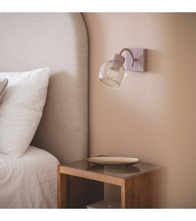 Lampe Murale Métal et Verre Aziel - 117956 - vue 7
