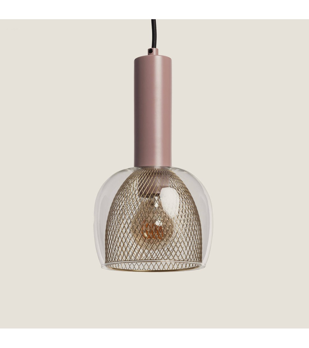 Suspension Métal et Verre Aziel - 117960 - vue 1