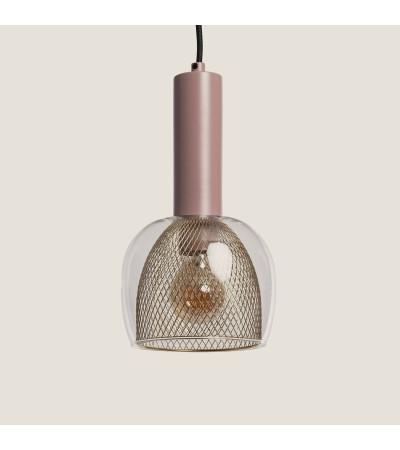 Suspension Métal et Verre Aziel - 117960 - vue 4