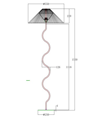 Lampadaire Métal Denahi - 117980 - vue 10