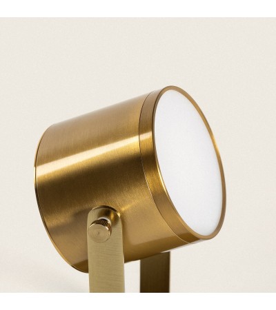 Lampe à Poser LED Portable Métal avec Batterie USB Rechargeable Devin - 117998 - vue 2