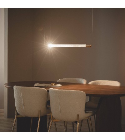 Suspension Linéaire LED 2,5 W Métal et Verre Harold - 118061 - vue 8