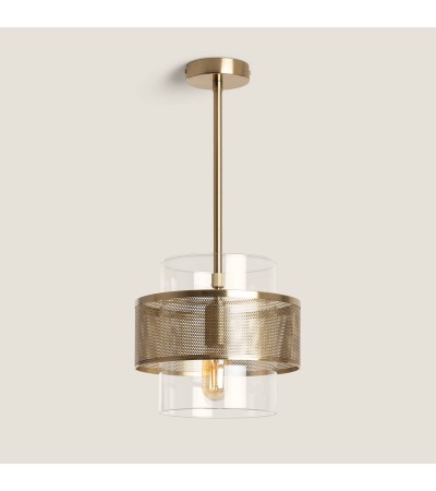 Suspension Métal et Verre Jaelyn - 118078 - vue 4