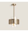 Suspension Métal et Verre Jaelyn - 118078 - vue 4