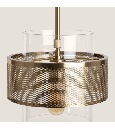 Suspension Métal et Verre Jaelyn - 118078 - vue 5