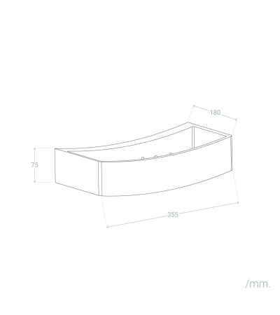 Applique Murale Plâtre Xirma - 118571 - vue 10