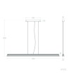 Suspension LED 24W Plâtre CCT Sélectionnable Kirnber - 118660 - vue 3