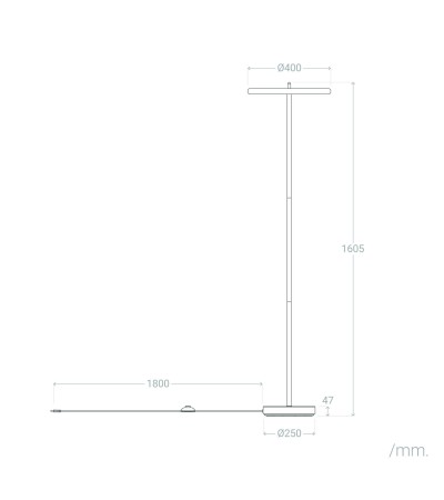 Lampadaire LED 24W Métal CCT Sélectionnable Meisel - 118669 - vue 10