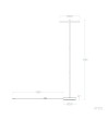Lampadaire LED 24W Métal CCT Sélectionnable Meisel - 118669 - vue 10