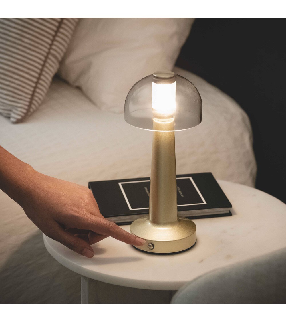 Lampe à Poser LED Portable avec Batterie USB Rechargeable Orsha - 118679 - vue 1