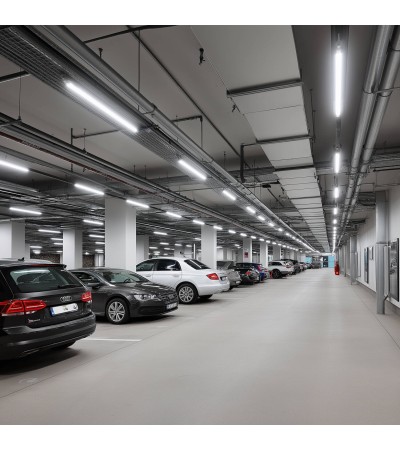 Réglette Étanche LED 150cm 48W High Lumen 140lm/W IP66 Raccordable FLEXILITE - 118705 - vue 3
