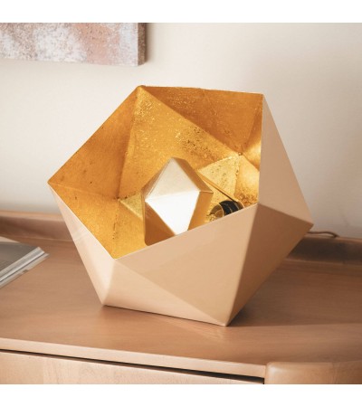 Lampe à Poser Métal Gold Elia