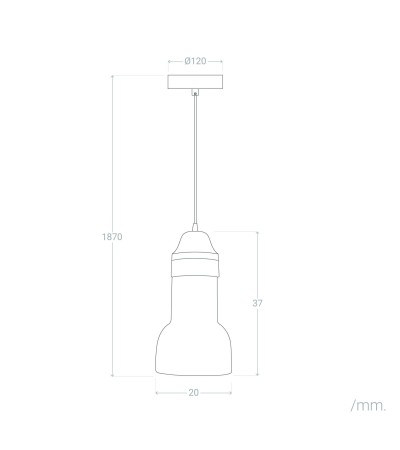 Suspension Bois et Métal Ayana Yash - 118799 - vue 7