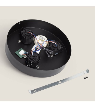 Suspension LED 24W Métal CCT Sélectionnable Shirak 3 Spots - 118819 - vue 9