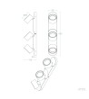 Lampe Murale LED 15W Métal CCT Sélectionnable Cundra 3 Spots - 118844 - vue 3